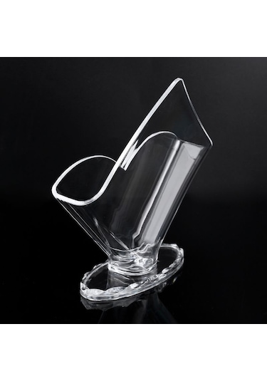 Yaratıcı Akrilik Peçete Organizatör Doku Tutucu Kutusu Zarif Doku Organiz İçin E56c