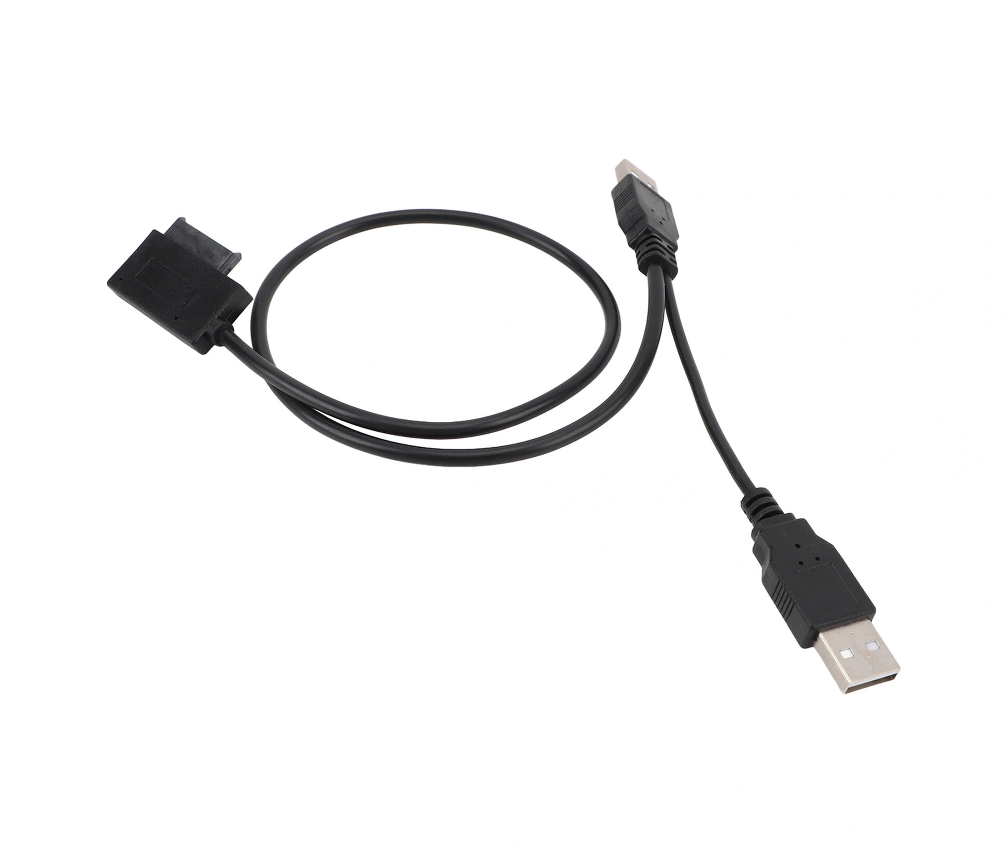 Vkemall Usb 2.0'dan 7+6 13pin Slimline Sata'ya Adaptör Kablosu - Dizüstü Bilgisayar Cd/dvd Rom Sürücüleri İçin, 480mbps Veri Transferi, Plug & Play