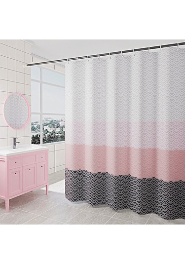 Kancalı Renkli Duş Perdesi, 180x200 Cm Duş Perdeleri, Küf Önleyici Banyo Perdesi Polyester Kumaş Yıkanabilir Diğer