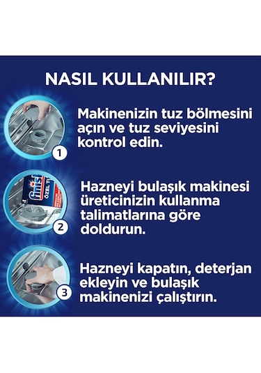 Finish Bulaşık Makinesi Özel Tuz 1500 Gr x 4