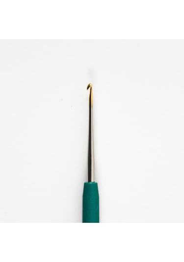 Abarta Tulip Silikon Elastik Saplı Dantel Tığ No:6 & 1.40mm Yeşil No 6 - 1,4 Mm