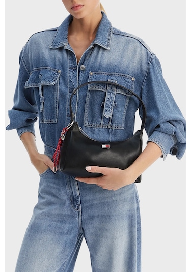 Tommy Jeans Bayan Çanta Aw0aw18458 Bds Siyah