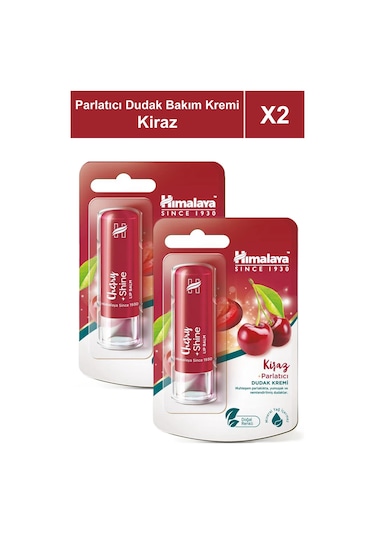 Parlatıcı Dudak Bakım Kremi 4,5 Gr 2 Adet Kiraz Silikon, Petrol İçermez