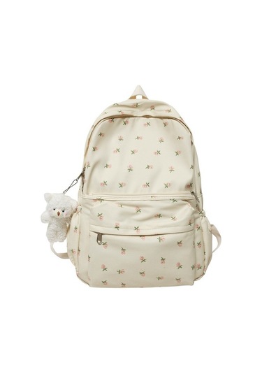 Sırt Çantası Okul Çantası Eğlence Büyük Kapasiteli Bilgisayar Sırt Çantası Eb5397 Bej