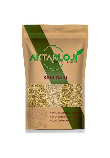 1 Kg Sarı Darı Muhabbet Kuşu Yemi Sade Tozsuz 1.kalite