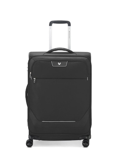 Roncato Joy Trolley Expandable Medium Orta Boy Tekerlekli Valiz Siyah Nero Siyah