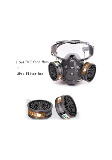 Trendooze 8200 Toz Geçirmez Maskesi - Yarım Tam Yüz Koruma