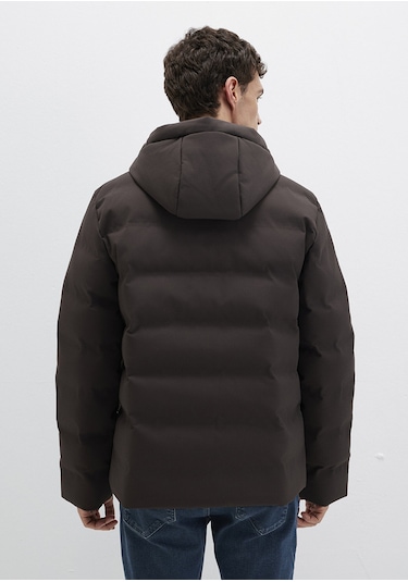 Mavi - Kahverengi Ceket 0110652-70219 Kahverengi