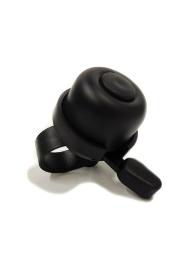 Sarissa Çocuk Bisikleti Zil 1. Kalite Plastik Gövde Metal Çan Siyah Mat Siyah