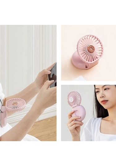 El Fanı, Portatif Boyun Fanı, Katlanır Fan 2974 Yeşil