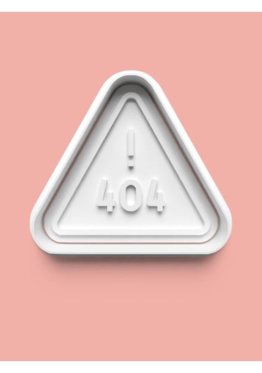 404 Hata Mesajı Kurabiye Kalıbı Ve Şeker Hamuru Kalıbı 0404-2 Diğer