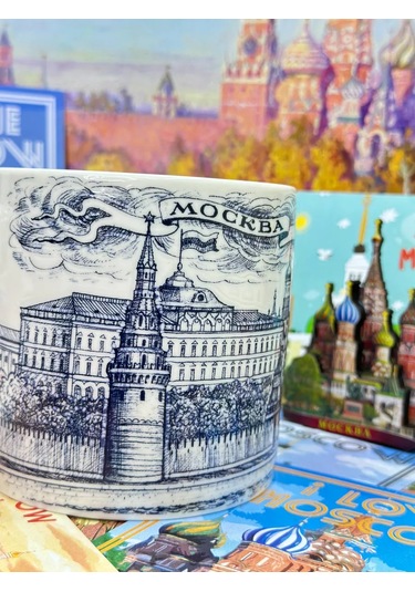 Bjorn Porselen Kupa "moskova" 500 Ml 241352293 MAvi