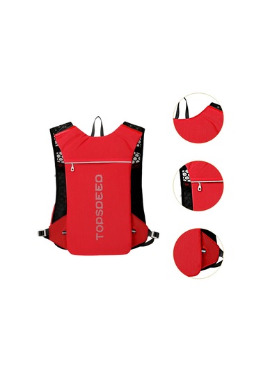 Homyl Koşu Yeleği Sırt Çantası Yaratıcı Kırmızı Kırmızı