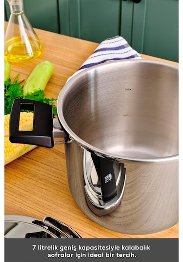 Karaca Marsilya İndüksiyon Tabanlı Düdüklü Tencere 7 Lt