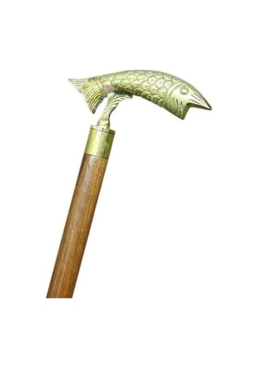 Pirinç Balık Tasarımı Baston