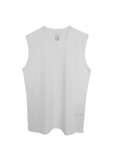 Siyah Erkek Düşük Kollu T-Shırt-Siyah