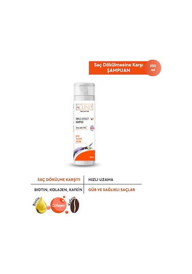 Aclind Triple Effect Şampuan 250 ML