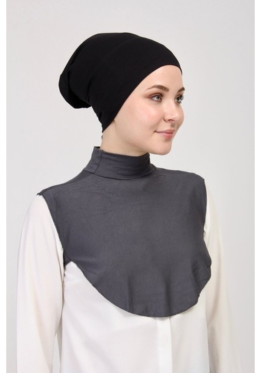 Düz Balıkçı Yakalı Kurtarıcı Boyunluk Füme