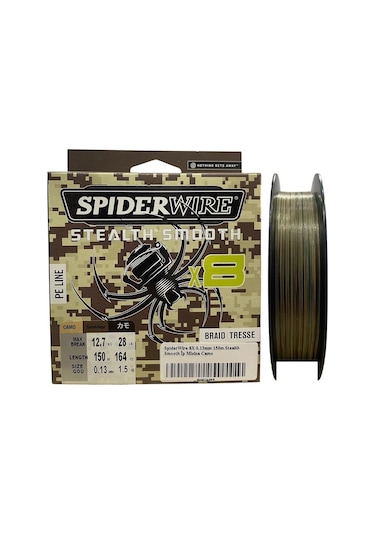 Spiderwire 8x 0.13mm 150m Stealth Smooth İp Misina Camo