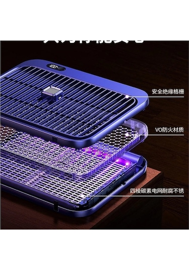 Jialan Sivrisinek Öldürme Lambaları Yaz Usb Şarj Anti Sivrisinek