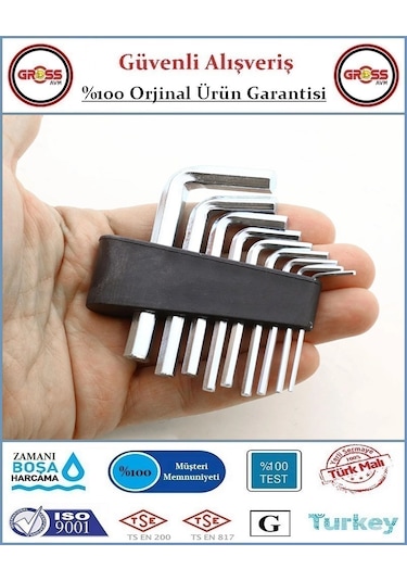 Kendo Alyan Anahtar Takımı - 10 Parça