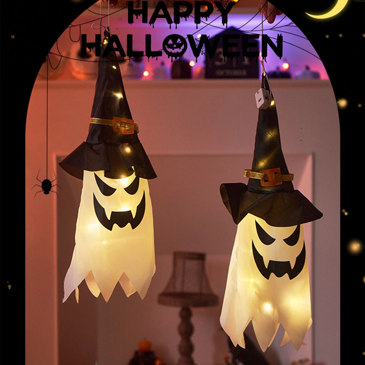 Geeroyoo Halloween Parti Işıkları, Led Tellı Dekoratif Işık, Ev Ve Bahçe Kullanıma Uygun, Eğlenceli Ve Korkunç Stüdyo Oluşturur Diğer