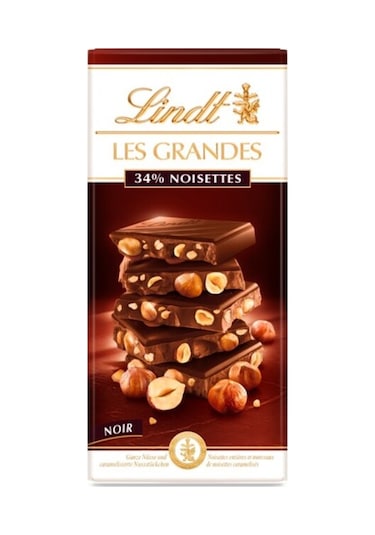Lindt Les Grandes %34 Noisettes Noir Chocolate 150 G