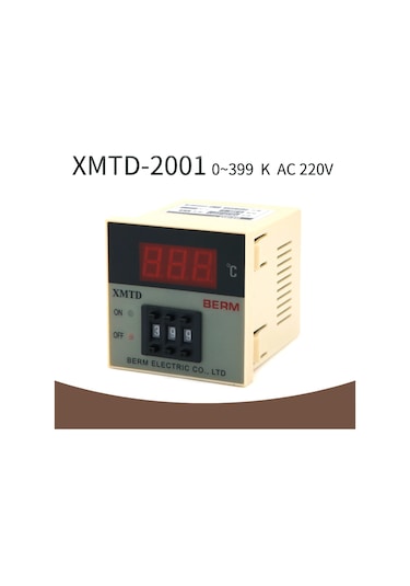 Moveevo Xmtd-2001 Dijital Sıcaklık Kontrol Cihazı, 0-399 C Aralığında, Yüksek Hassasiyetli, Kısa Abs Kasa, 220vac