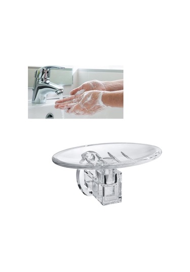 Periboia Akrilik Katı Sabunluk Katı Sabun Tutucu Aparat Diğer