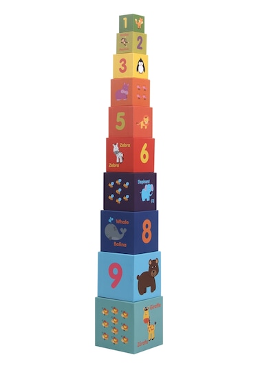 Rossie Kule Oyunu 10'Lu Içiçe Eğitici Küpler 95 CM