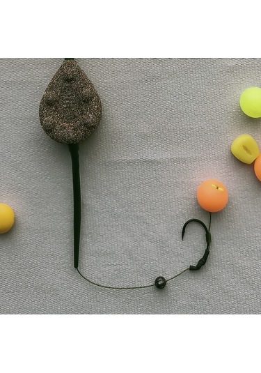 Gezer Inline Kurşunlu Sazan Takımı 14 Mm Turuncu Pop Up'lı