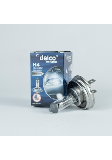 Delco U.s.a H4 +%30 Fazla Işık 12 Volt 45t Tablalı Ampul 60/55w