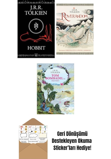 Hobbit Siyah Kapak + Roverandom Özel Ciltli Baskı + Tom Bombadil İn Maceraları Özel Ciltli Baskı