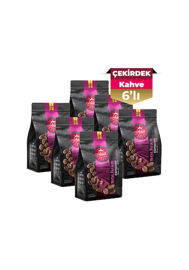 Anisah Bolivar Espresso Çekirdek Kahve 6 x 1 KG