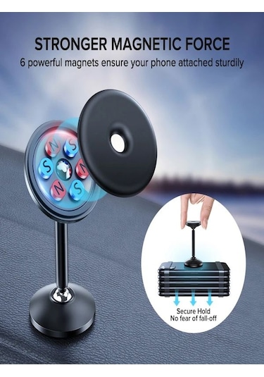 T067 360 Torpido Üstü Dönebilen Mıknatıslı/magnetic/magsafe Ara