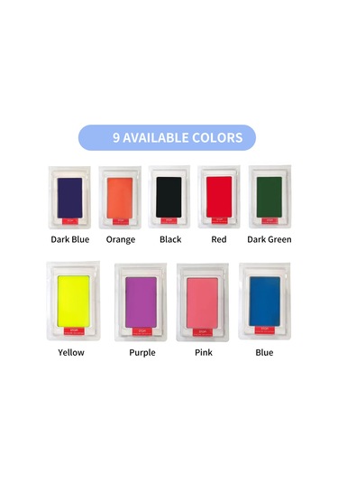 Geeroyoo Bebek El Ve Ayak İzi Seti - Yenidoğanlar İçin Güvenli Ve Detaylı İzler, 9 Renk Seçeneği, 0-6 Ay