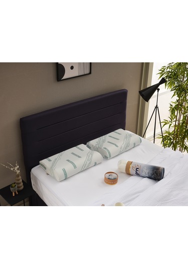 Visko Meditation Stres Azaltan Tek Taraflı Boyun Destek Yastığı Boyun Düzleşmesi İçin Lüx Yastık 1 Adet Çok Renkli