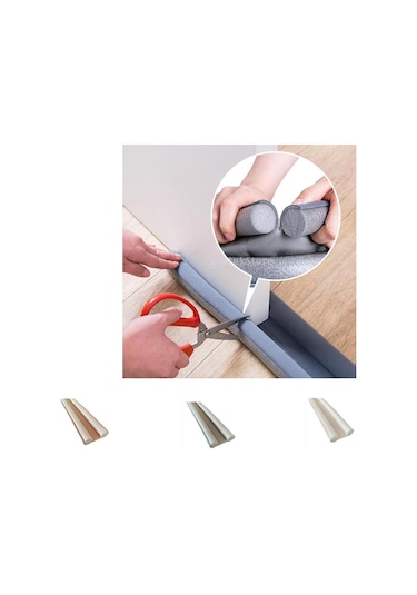 Homyl Esnek Kapı Sızdırmazlık Şeridi Taslak Gri