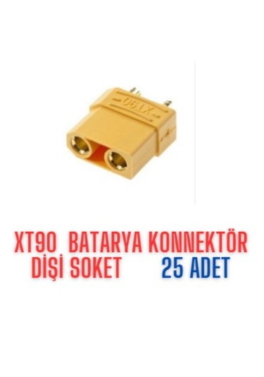 Xt90 Batarya Konnektör Dişi Soket 25 Adet