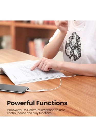 Pazly İos Uyumlu 13 İçin Ugreen 13 12 Mfi Yıldırım 3,5 Mm Ses Adaptör Kablo Kulaklık Dönüştürücü  Mfi Sertifikalı