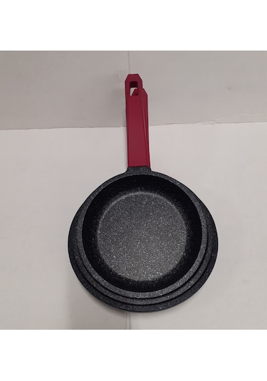 Gülsan Döküm Granit Tava Seti 18. 20. 22 Cm