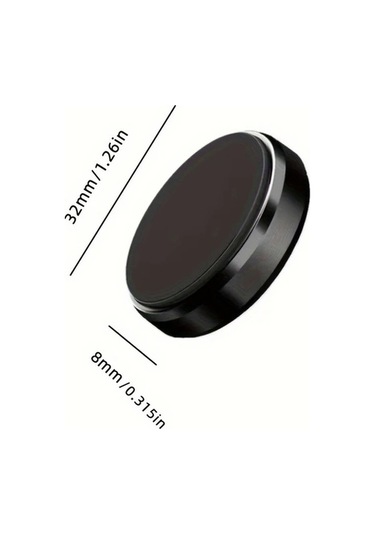 Trendooze Mini Manyetik Tutucu Yuvarlak Çok Amaçlı Telefon Braketi Mavi 2 Metal Plaka Li Turcoshop11 Stabil