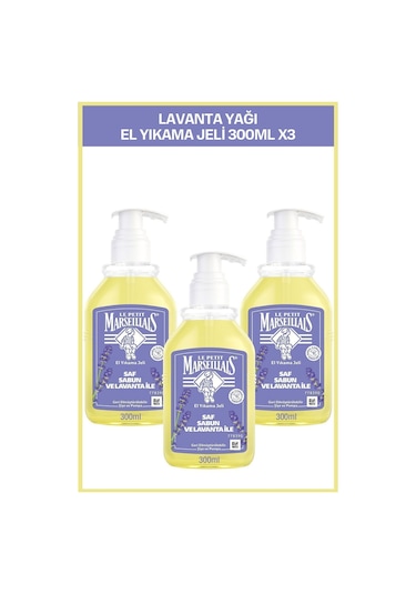 Le Petit Marseillais Lavanta Sıvı Sabun 3 x 300 ML