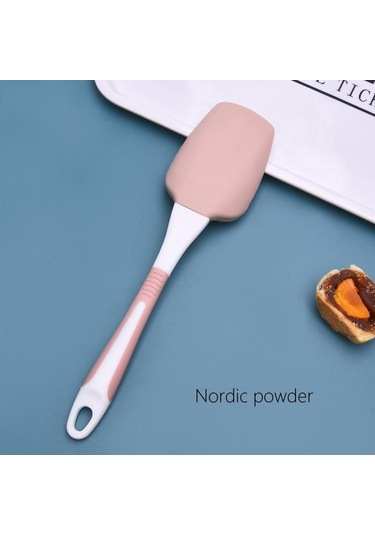 Pembe Puntos Silikon Yapışmaz Kek Tereyağı Krem Spatula Yağı Ekmek Kazıyıcı Pişirme Mikser Aracı