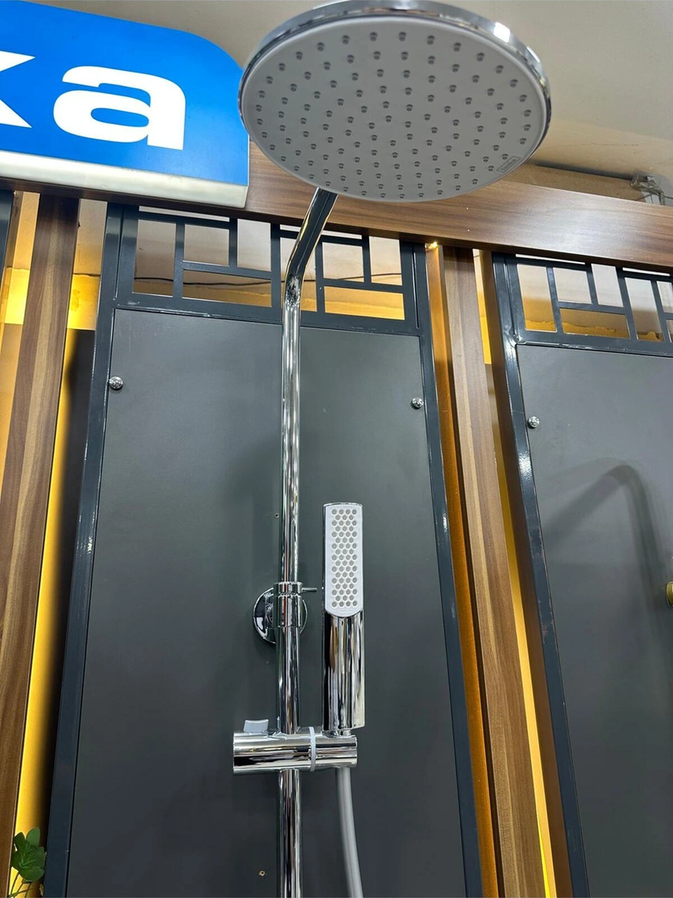 Boheme Teska Perla Krom Duş Seti Krom