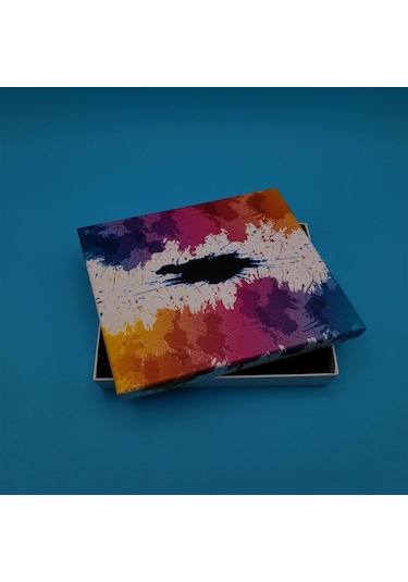 Renkli Tasarım Hediye Kutusu Çok Renkli