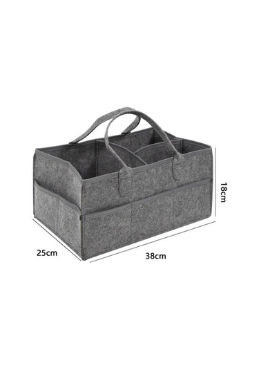 Pembe El Keçe Bebek Bezi Çantası, Özelleştirilmiş Katlanabilir Anne Çantası, Keçe Saklama Seyahat Çantası, Anne Ve Bebek Çantası Pembe