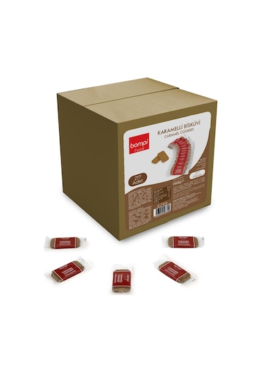 Bompi Karamelli Speculoos Tek Paketli Bisküvi 1300 G