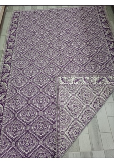 Savan Dokuma Halı Örtüsü 4m² 170 240 Kale Lila3 Diğer
