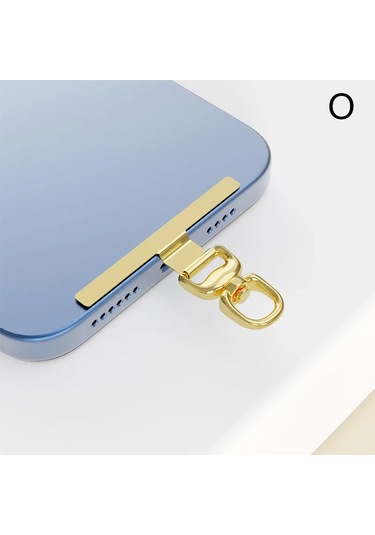 Goldenqian 0.3 Mm Sağlam Metal Cep Telefonu Tether Tab 360 Derece Rotasyon Telefon Asılı Askı Contası Yedek Telefon Kordon Yama Klip A15 A15